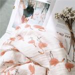 Natural Baby Shower Muslin Swaddle Blankets / Cotton Swaddle Blankets