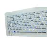 Buy cheap White Silicone Washable Medical Keyboard For Hospital Furniture Blue Color from wholesalers