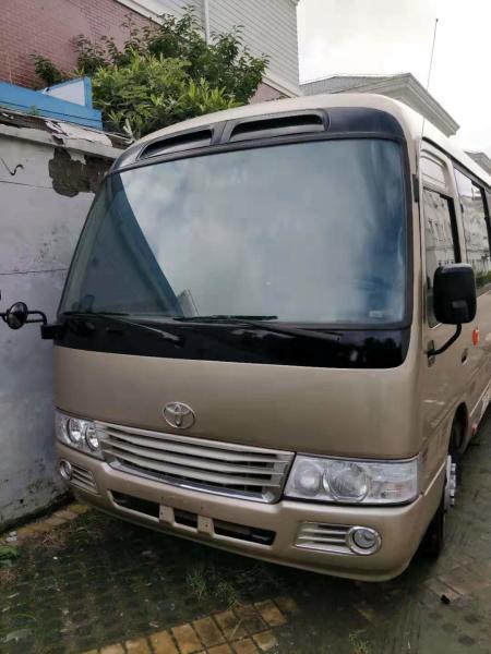 Buy cheap Used Toyota Coaster Bus 2016 good quality school bus Golden cheap for sale from wholesalers