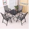 Buy cheap Outdoor Cafe Garden Balcony Patio Beach Metal Iron Folding Armchair with Mail Packing from wholesalers