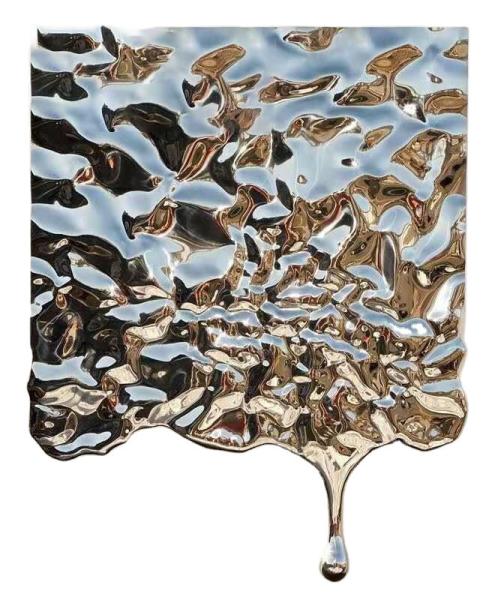 Buy cheap POSCO 310s 316l 0.6mm Water Ripple Stainless Steel Sheet PVD Coating Mirror Stamped from wholesalers