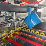400mm Auto Printing Die Cutting Slotter Pizza Box Making Gluing Bundling Machine