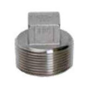 Buy cheap NPT thread pipe fitting hot dip galvanized malleable iron asni pipe plugs forged fittings hex/round plug 316L from wholesalers