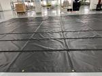 Black PVC Tarpaulin Fabric Strong Semi Truck Tarpaulin Tarp Lumber Tarps