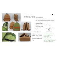 Buy cheap ECO-Friendly washable kraft paper school bag product