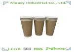 One Wall Hot Kraft Paper Cups For Coffee / Food Grade Paper Espresso Cups