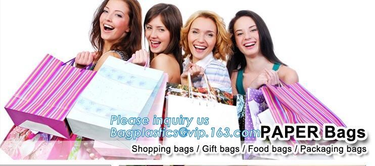 tea brown paper bag with logo print eco friendly With Ribbon Handles wine packaging offset bags,Decorative Paper Bags wi