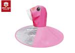 Hat Cloak Foldable Childrens Waterproof Raincoats UFO Plastic Material
