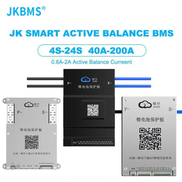 Buy cheap JKBMS Active Balance Bms 4S 8S 12S 13S 14S 16S 17S 20S 24S Smart Bms 60A 80A 100A 150A 200A Lifepo4 Li-Ion Lto Battery from wholesalers