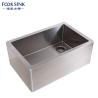 Buy cheap Single Apron Stainless Steel Kitchen Sink / Vintage Bathroom Farmhouse Sink from wholesalers
