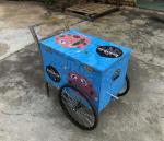 6 Flavors small Italian Gelato Display Cart