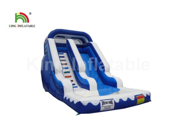 Buy cheap Custom White 6 * 4m Big Inflatable Water Pool Slide For Commercial from wholesalers