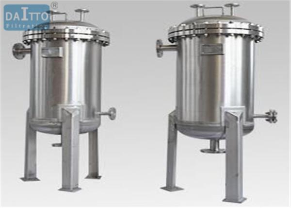 Buy cheap Large Flow Industrial Filter Housing Multi Cartridges Mirror Surface Finish from wholesalers