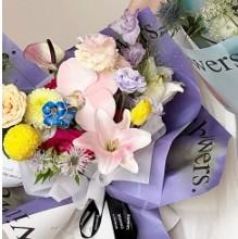 Buy cheap Impressionist Atmosphere Flower Wrapping Paper from wholesalers