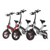 Buy cheap Professional Folding Electric Bicycle Leather Soft Seat Long Service Life CE Approved from wholesalers