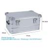 Buy cheap Aluminum Alloy Car Storage Box Camping Equipment Travel Vehicle Mounted Container Large Capacity Storage Box Case from wholesalers
