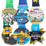 Zinc Alloy Sport Custom Medals 3D Gold Medal for Souvenir Gift