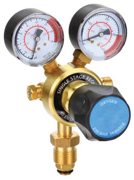 Quality Light Duty Compressed Gas Pressure Regulator , CO2 Argon Gas Regulator With Flow Meter for sale