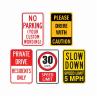 Buy cheap Custom Size Shape Aluminum Reflective Traffic Road Signs 1mm 2mm 3mm Thickness from wholesalers