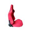 Buy cheap Red Stitching Sport Racing Seats Suede Fabric With Slider Right / Left Adjustment from wholesalers