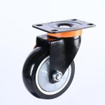 75mm/100mm/125mm Industrial Furniture Trolley with Brake and Single Bearing