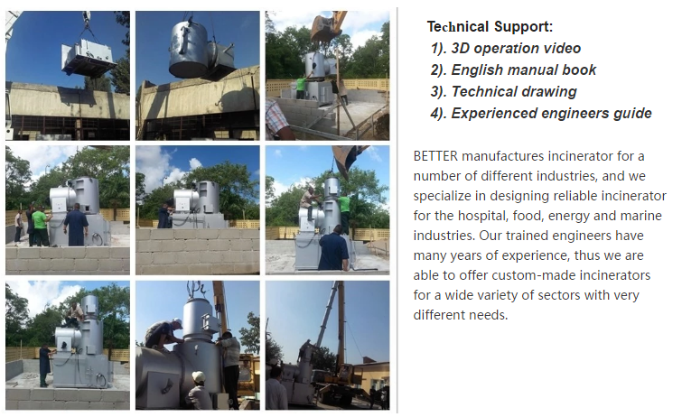 Refuse Collector Waste Gasification Incineration for Industrial and Hospital Solid Waste