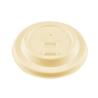 Buy cheap 80mm Cup Cover Hot Molded Biodegradable Bagasse Pulp Sugarcane Coffee Cup Cover Lids For Family Foods from wholesalers