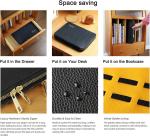40 Slots Large Case Bag Watch Band Storage Strap Organizer Double Layer, Watch