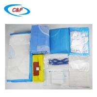 Buy cheap Nonwoven Surgical Caesarean Drape Pack Fabric Blue EN13795 Standard product