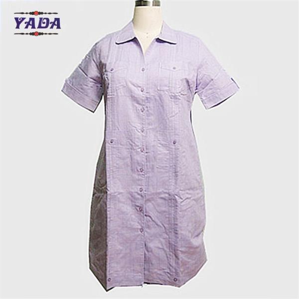 Buy cheap Casual purple short sleeve blouse supplier casual dresses cheap elegant women dress women's clothing manufacturer for sale from wholesalers