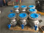 Stainless Steel Flange RF Trunnion mounted Ball Valve 6" 300LB
