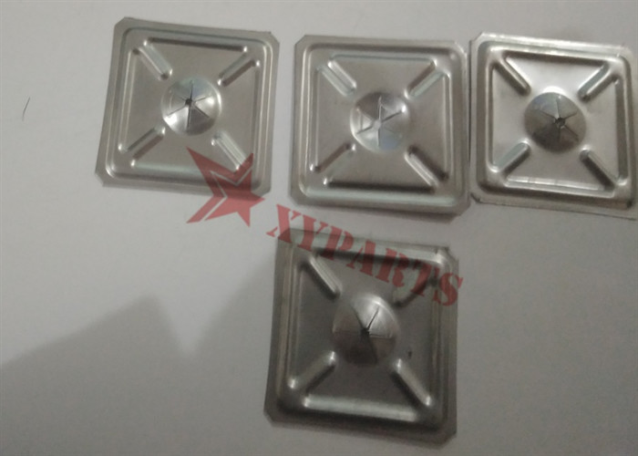 Fast Fixing Square Metal Speed Clips With Different Size For Insulaton Pins