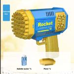 Plastic40 Holes Rocket Bazooka Bubble Gun Toys Rechargeable s Machine Outdoor
