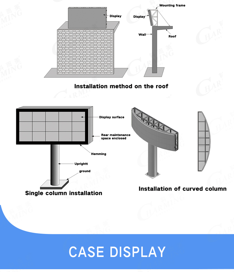 RGB P5/P8 Outdoor LED Video Wall Magnesium Alloy Cabinet High Refresh 3840Hz