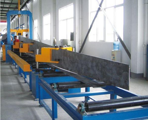 Buy cheap Steel Plate Cutting , H beam Assemblying ,H Beam Gantry Welding , Flang Plate Straightening , H Beam Production Line from wholesalers
