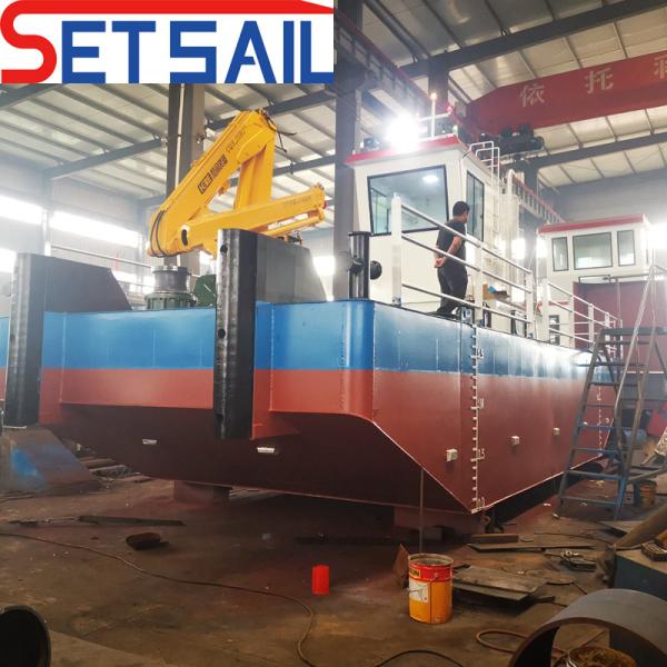 Diesel Engine / Fishing Ship / Transport Diesel Fuel Barge/Dual Propeller Vessel/Multi -Function Service Working Boat for Dredger/ Transportation/ Tugboat