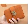 Buy cheap Purse lady short 2019 leather zipper folding card bag integrated fashion women's multi-function small wallet from wholesalers