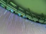 Indoor Transparent Curved Video Wall Displays Sliding