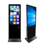 43 Inch Touch Screen Information Check Out Kiosk With 80mm Thermal Printer