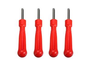 China Portable Red Tyre Valve Core Remover Tool For Car / Bicycle / Truck Motor on sale