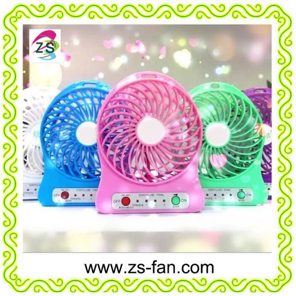 Buy cheap Cheap 5v Usb Table Rechargeable Mini Fan with Led Lights from wholesalers