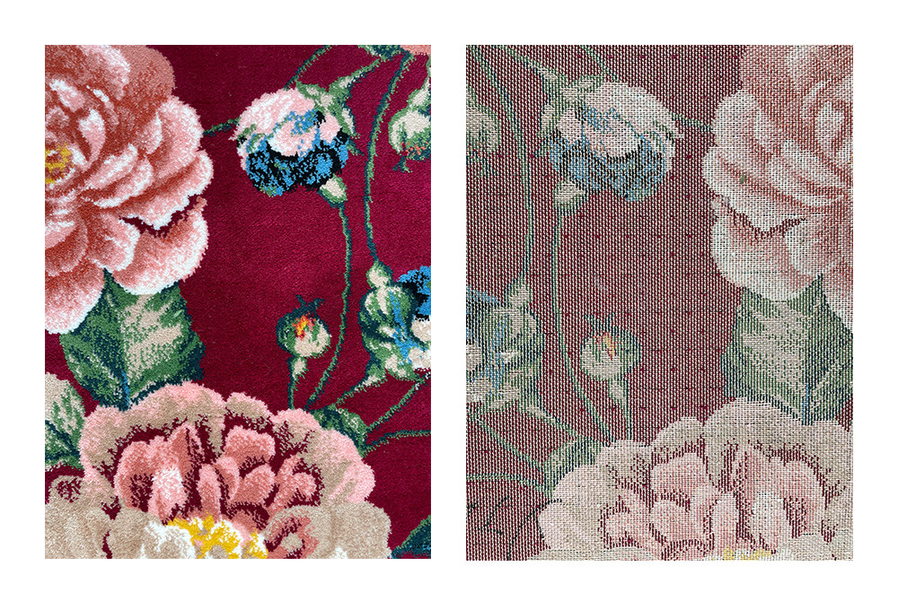Wall To Wall Wilton Woven Carpet PP Material For Public Space