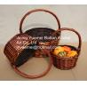 Buy cheap wicker picnic basket wicker fruit basket wicker food basket with handle from wholesalers