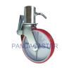 Buy cheap Red 200mm 8 Inch Caster Wheel Scaffolding With Hollow Tube from wholesalers