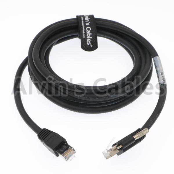 Alvin's Cables GigE Cat6 S STP Screw Lock Horizontal RJ45 DrC Cable for Basler