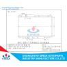 Buy cheap CIVIC 08 CITY MT Custom Car Radiators OEM 19010-RR2-H51750*105*520mm from wholesalers