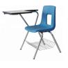 Buy cheap Navy Blue High School Desk Chair Combo , Anti Corrosion Student Table Chair from wholesalers