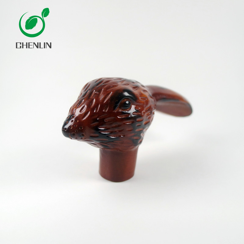 Precision Fine Carving Wooden Umbrella Handle Umbrella Duck Handle Uv Resistant