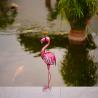 Buy cheap Classical Metal Bird Lawn Ornaments Standing Flamingo Metal Garden Ornament from wholesalers