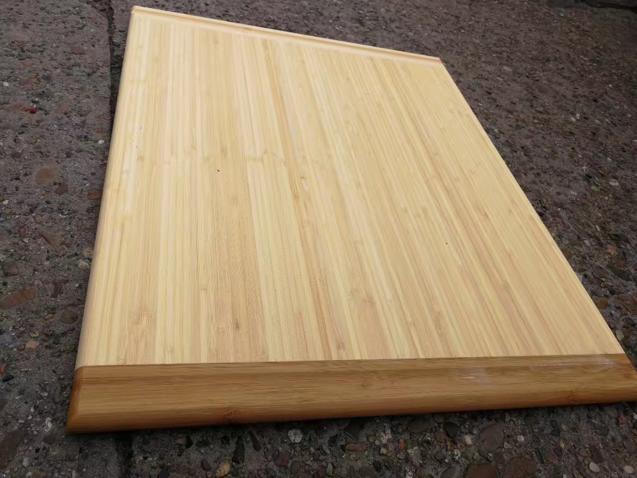 FSC Caramel Vertical Laminated Wood Board For Interior Building